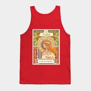 Taurus e o Zodíaco Tank Top